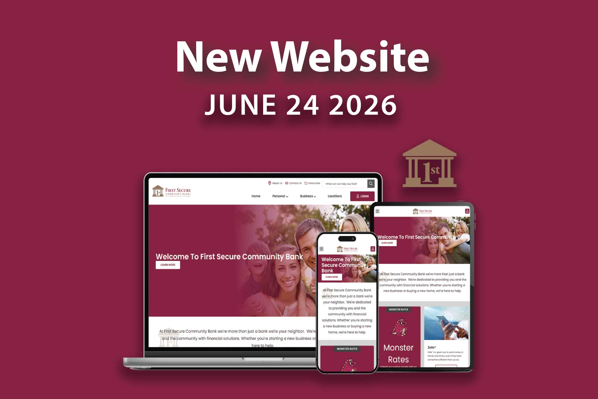 New website coming June 24, 2026